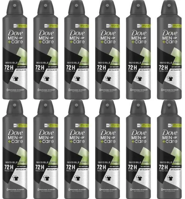 Alt view image 4 of 4 - Dove Men Deodorant Spray Invisible Fresh 150 ml (1-Pack)