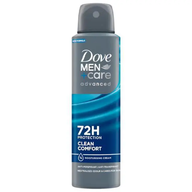 Alt view image 2 of 3 - Dove Men+Care Advanced Clean Comfort & Cool Fresh Antiperspirant Spray Duo 150 ml