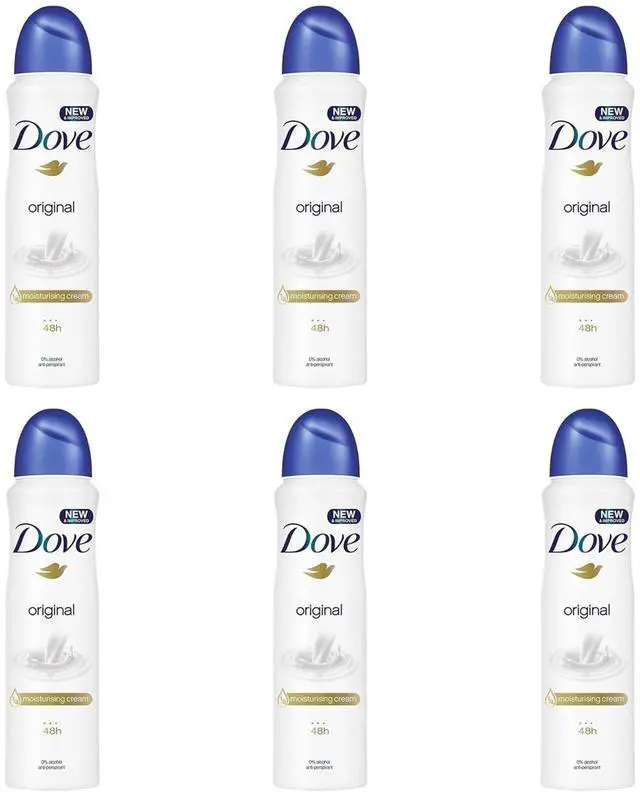 Alt view image 4 of 4 - Dove Original Antiperspirant Deodorant, 150 ml (12-Pack)