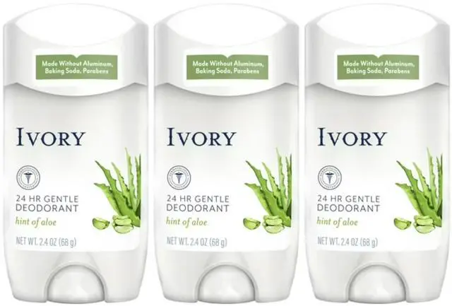 Alt view image 3 of 4 - Ivory Gentle 24HR Deodorant Aloe 2.4 oz (12-Pack)