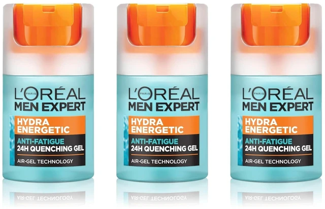 Alt view image 2 of 4 - Loreal Hydra Energetic Men Expert Quenching Gel 50 ml (6-Pack)