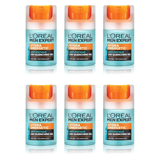 Alt view image 3 of 4 - Loreal Hydra Energetic Men Expert Quenching Gel 50 ml (6-Pack)