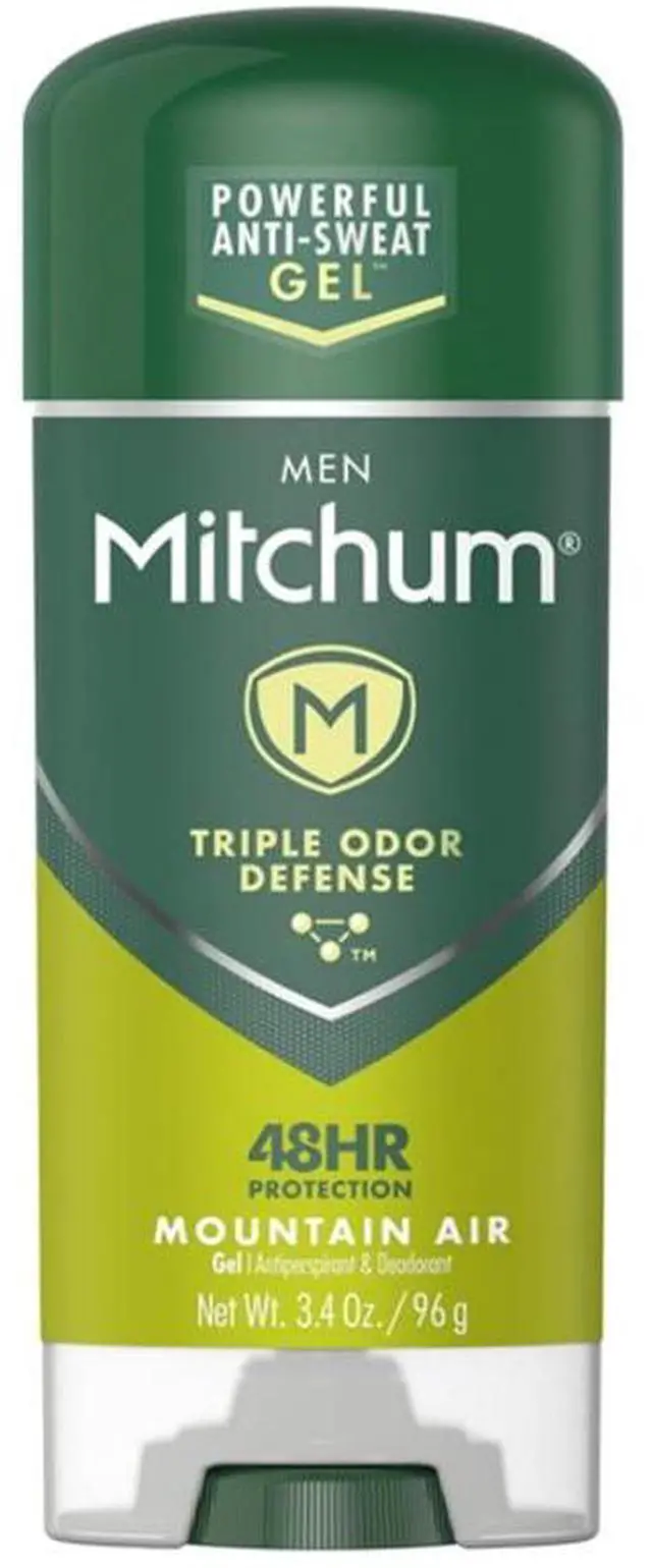 Alt view image 2 of 4 - Mitchum Mens Antiperspirant Deodorant Gel Stick, Mountain Air Scent, 3.4 oz (12-Pack / 3.4 Ounce (Pack of 1))