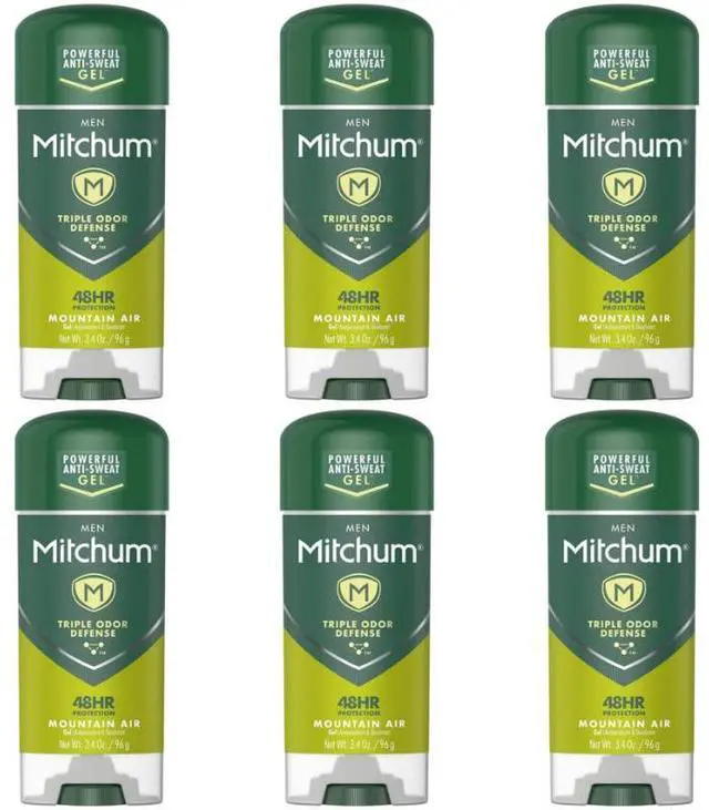 Alt view image 4 of 4 - Mitchum Mens Antiperspirant Deodorant Gel Stick, Mountain Air Scent, 3.4 oz (12-Pack / 3.4 Ounce (Pack of 1))