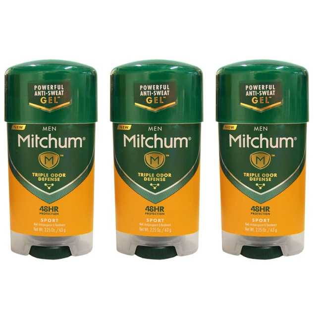 Alt view image 2 of 4 - Mitchum Sport Power Gel Antiperspirant Deodorant, 2.25 oz (3-Pack)