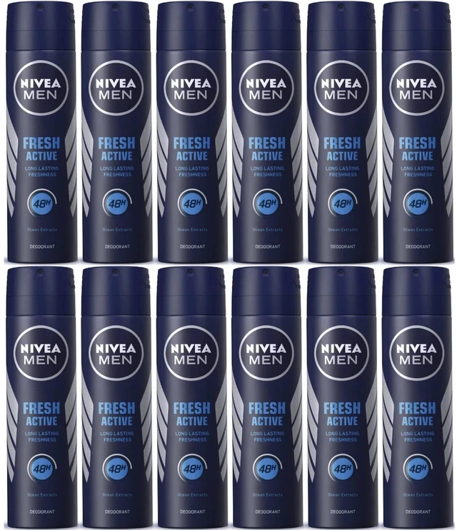 Alt view image 4 of 4 - Nivea Fresh Active Body Spray 150 ml