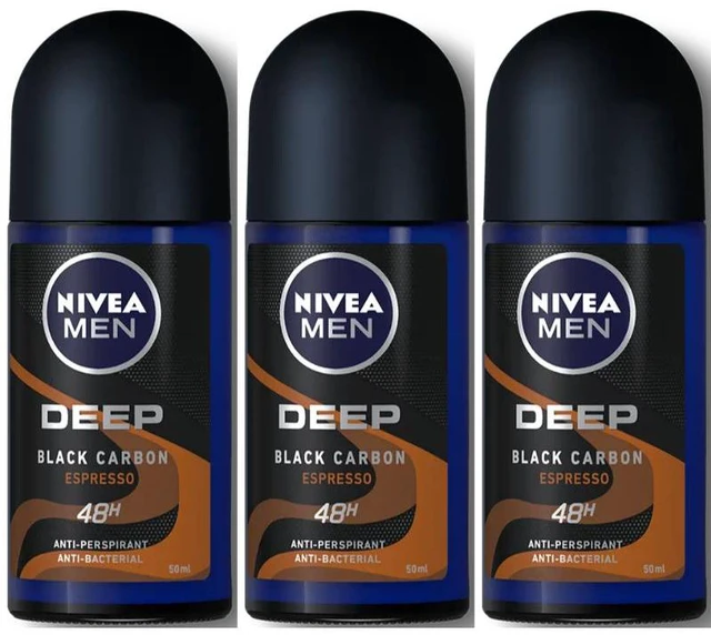 Alt view image 3 of 4 - Nivea Men Deep Espresso Roll On Deodorant 50 ml (12-Pack)
