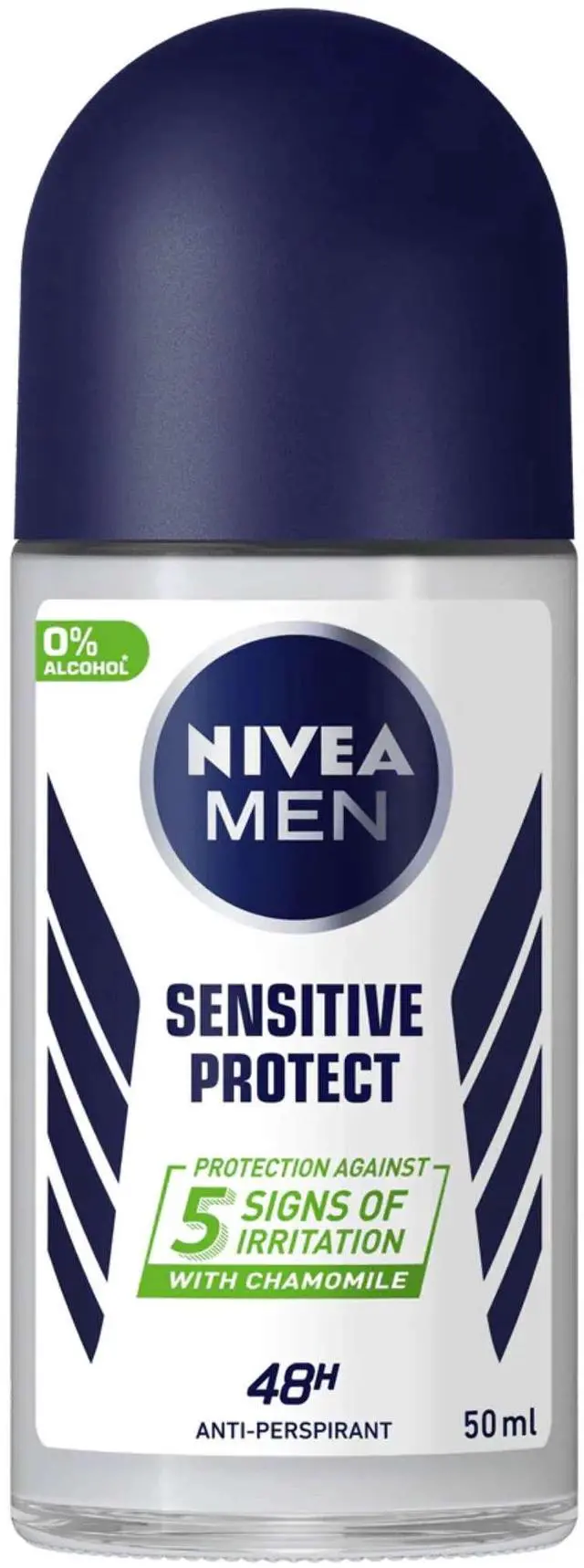 Alt view image 2 of 4 - Nivea Men Sensitive Protect Roll-On Antiperspirant Deodorant, 50 ml (6-Pack)