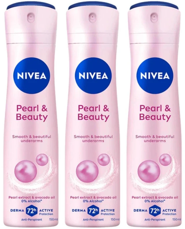 Alt view image 2 of 3 - Nivea Pearl & Beauty Spray 150 ml (3-Pack)