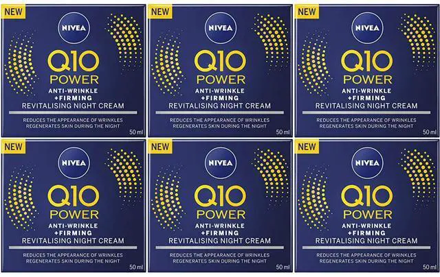 Main image of Nivea Q10 Power Anti Wrinkle Night Cream 50 ml (6-Pack)