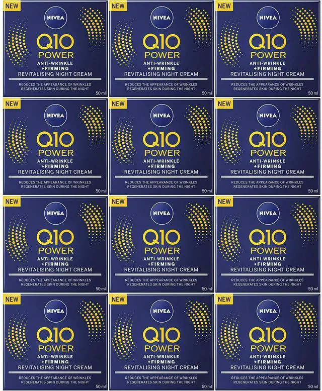Alt view image 4 of 4 - Nivea Q10 Power Anti Wrinkle Night Cream 50 ml (6-Pack)