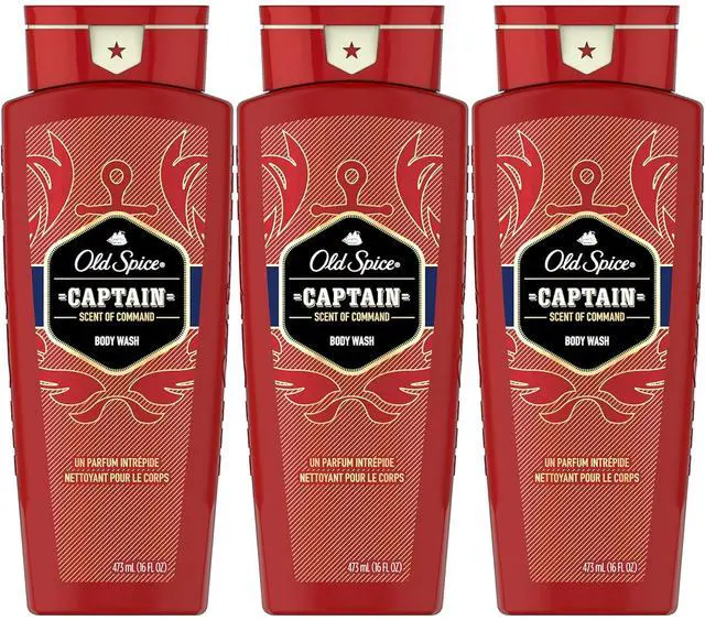 Alt view image 2 of 4 - Old Spice Body Wash Captain 16 oz (1-Pack)