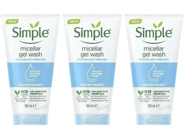 Alt view image 2 of 4 - Simple Water Boost Micellar Gel Facial Wash, 5 oz (1-Pack)