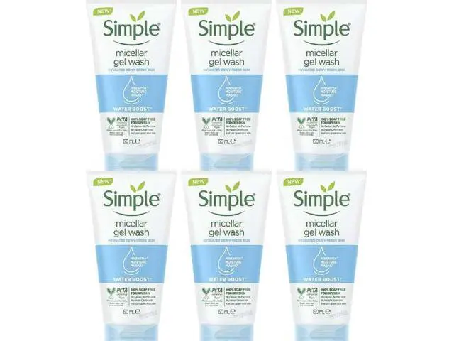Alt view image 3 of 4 - Simple Water Boost Micellar Gel Facial Wash, 5 oz (1-Pack)