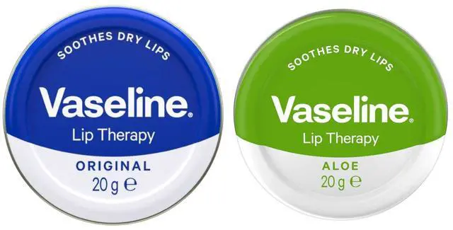 Main image of Vaseline Lip Therapy Original & Aloe Lip Balm Duo 20g
