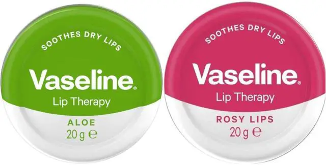 Main image of Vaseline Lip Therapy Rosy Lips & Aloe Vera Lip Balm Duo 20g