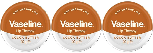 Main image of Vaseline Lip Therapy Tin Cocoa 20 g (3-Pack)