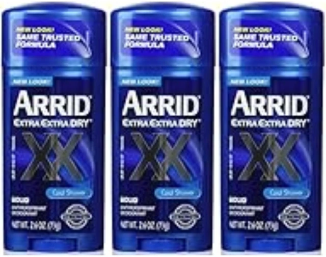 Alt view image 2 of 4 - Arrid Cool Shower XX Dry Solid Antiperspirant Deodorant 2.6 oz