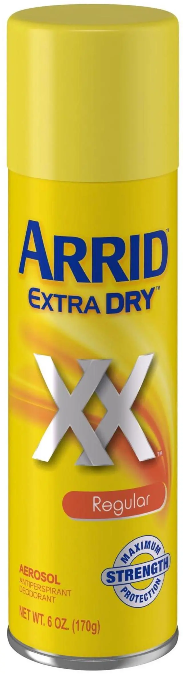 Alt view image 2 of 4 - Arrid Xx Extra Dry Aerosol Antiperspirant Deodorant, Regular, 6 oz (12-Pack / regular)
