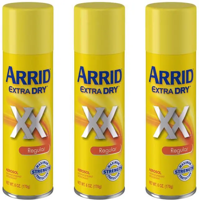 Alt view image 3 of 4 - Arrid Xx Extra Dry Aerosol Antiperspirant Deodorant, Regular, 6 oz (12-Pack / regular)