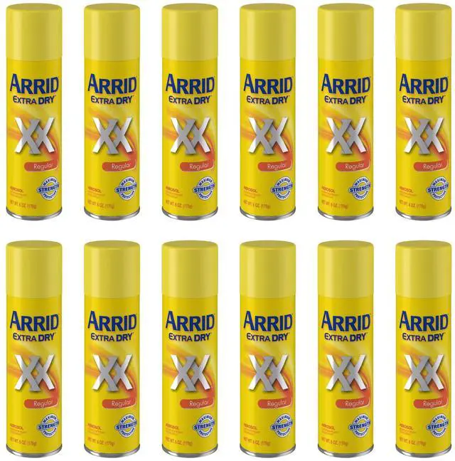 Main image of Arrid Xx Extra Dry Aerosol Antiperspirant Deodorant, Regular, 6 oz (12-Pack / regular)