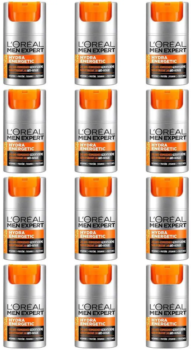 Alt view image 4 of 4 - Loreal Paris Men Expert Hydra Energetic Daily Anti-Fatigue Moisturizing Lotion, 1.6 oz (6-Pack)