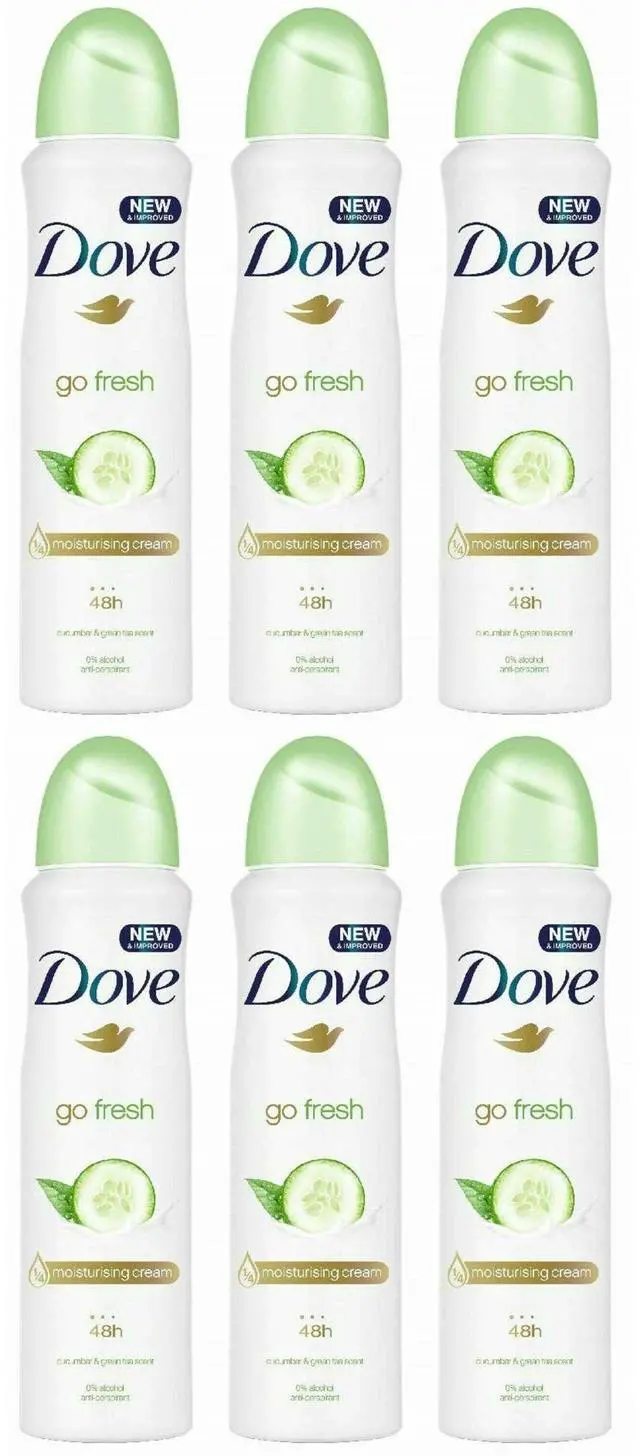 Alt view image 3 of 4 - Dove Cucumber Antiperspirant Spray, 150 ml (3-Pack)