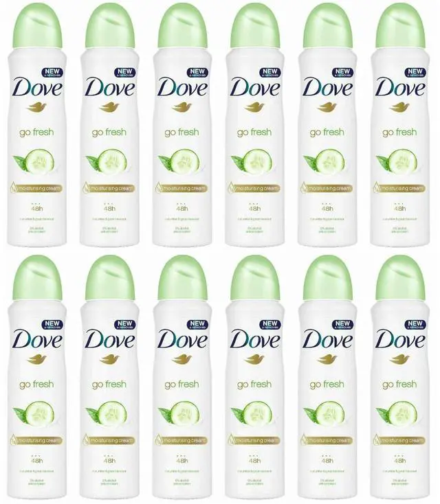 Alt view image 4 of 4 - Dove Cucumber Antiperspirant Spray, 150 ml (3-Pack)