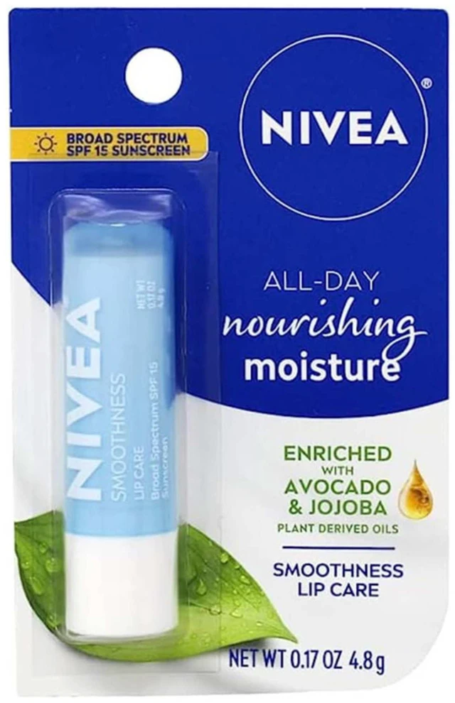 Alt view image 2 of 4 - Nivea A Kiss Of Smoothness Hydrating Lip Care Spf 15, 0.17 oz (12-Pack)