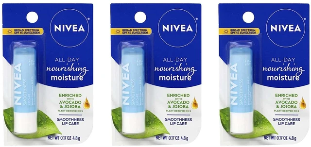 Alt view image 3 of 4 - Nivea A Kiss Of Smoothness Hydrating Lip Care Spf 15, 0.17 oz (12-Pack)