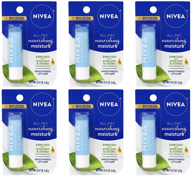 Alt view image 4 of 4 - Nivea A Kiss Of Smoothness Hydrating Lip Care Spf 15, 0.17 oz (12-Pack)