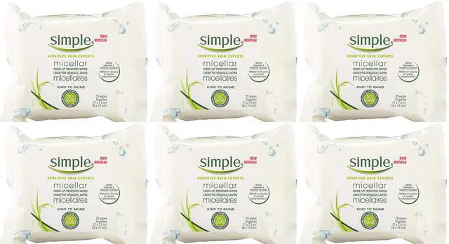Alt view image 3 of 4 - Simple Kind To Skin Cleansing Facial Wipes - 25 Wipes (1-Pack)