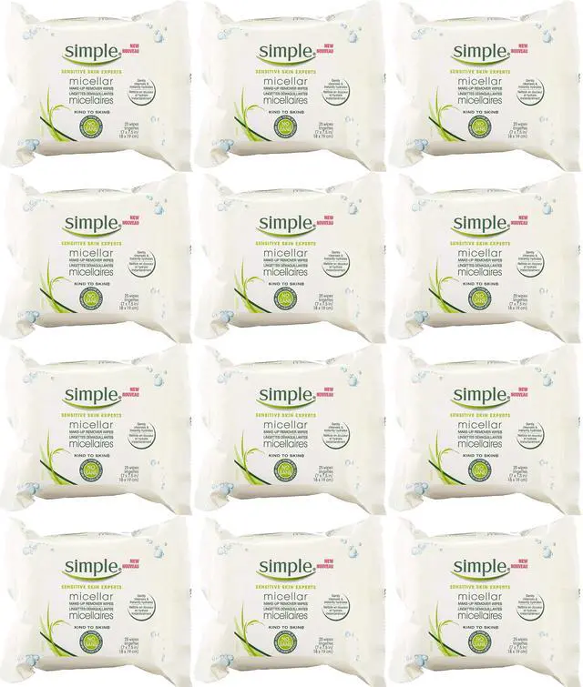 Alt view image 4 of 4 - Simple Kind To Skin Cleansing Facial Wipes - 25 Wipes (1-Pack)