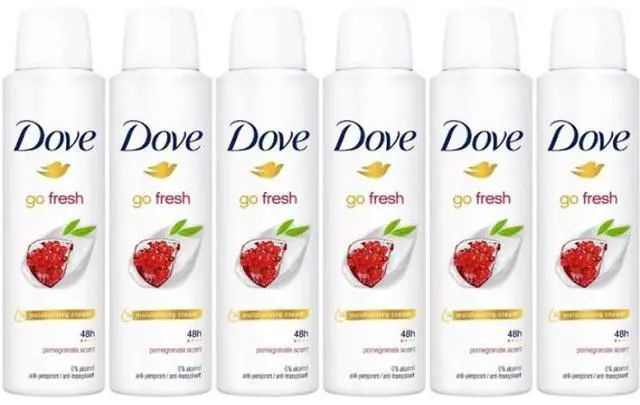 Alt view image 3 of 4 - Dove Go Fresh Antiperspirant Body Spray, Pomegranate & Lemon, 5.07 oz (1-Pack)