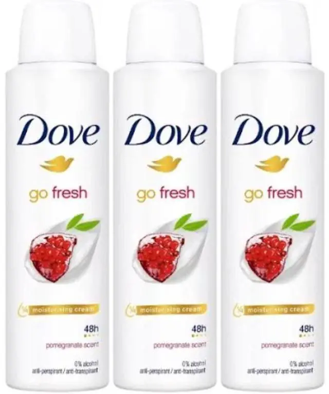 Alt view image 2 of 4 - Dove Go Fresh Antiperspirant Body Spray, Pomegranate & Lemon, 5.07 oz (1-Pack)