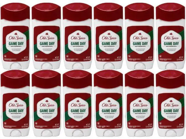 Alt view image 4 of 4 - Old Spice Mens High Endurance Game Day Antiperspirant Deodorant Invisible Solid, 3 oz (3-Pack)