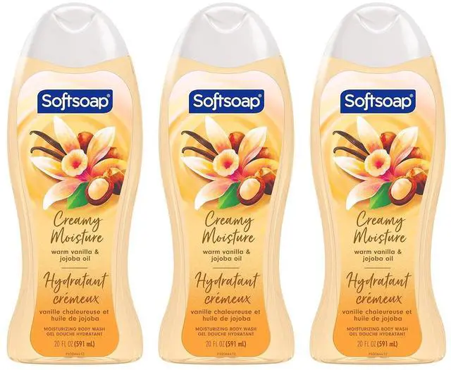 Alt view image 3 of 4 - Softsoap Vanilla & Jojoba Oil Moisturizing Body Wash, 591 ml (12-Pack)