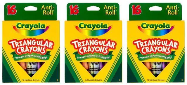 Alt view image 3 of 4 - Crayola 16ct Triangular Crayons (12-Pack)