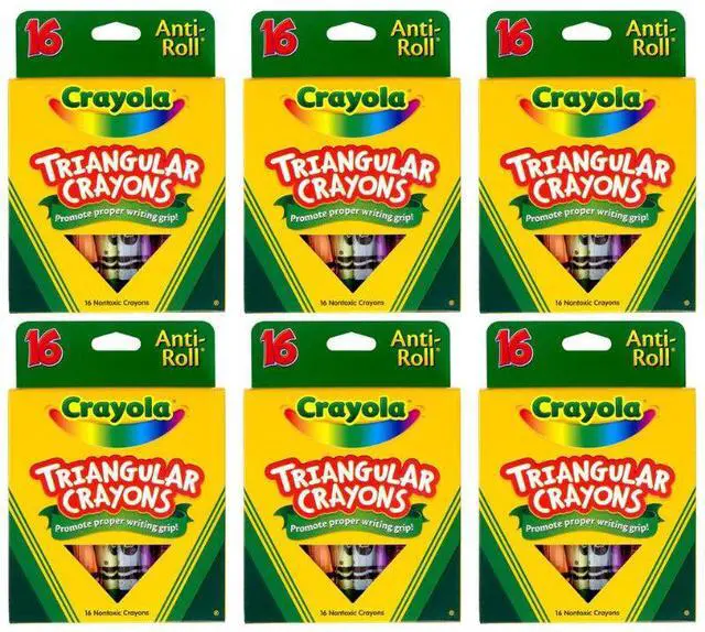 Alt view image 4 of 4 - Crayola 16ct Triangular Crayons (12-Pack)