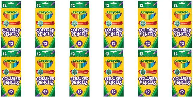 Main image of Crayola Colored Pencils, Standard Size, Non-Toxic, 12 Count (12-Pack)