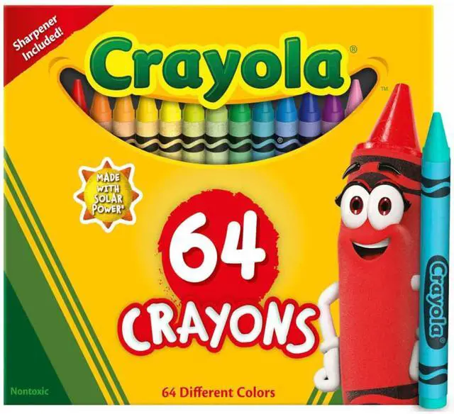 Alt view image 2 of 4 - Crayola Crayons Standard 64 Count (3-Pack)