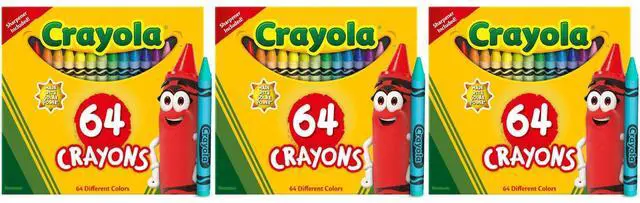 Main image of Crayola Crayons Standard 64 Count (3-Pack)