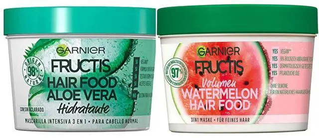 Main image of Garnier Fructis Hair Food Aloe Vera & Watermelon Mask Duo 400 ml