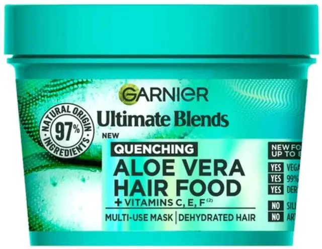 Alt view image 3 of 3 - Garnier Ultimate Blends Banana & Aloe Vera Hair Food Mask Duo 400 ml