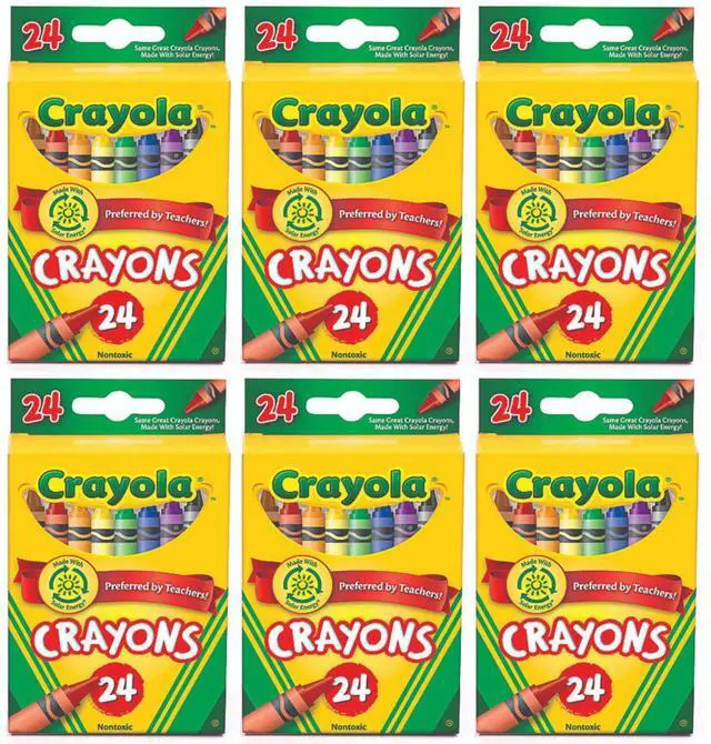 Alt view image 3 of 4 - Crayola Crayons, Standard Size, Non-Toxic, 24 Count (3-Pack)