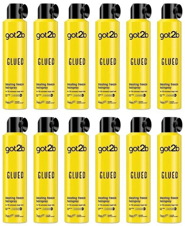 Alt view image 4 of 4 - Got2B Blasting Freeze Hair Spray 300 ml (6-Pack)