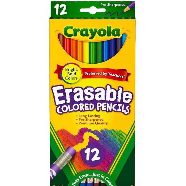 Alt view image 2 of 4 - Crayola Erasable Colored Pencils 12 ct (3-Pack)