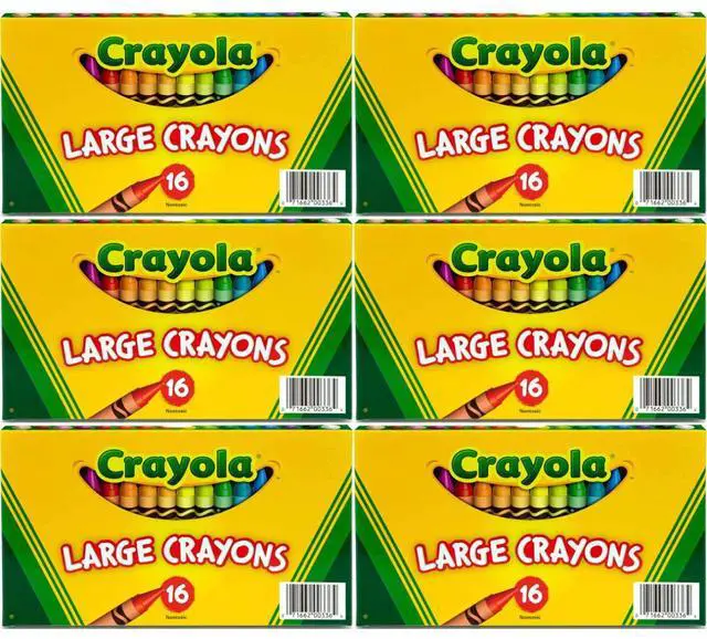 Alt view image 3 of 3 - Crayola Large Crayons 16 ct (1-Pack)