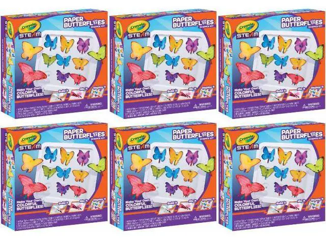 Alt view image 3 of 4 - Crayola Paper Butterfly Science Kit STEAM Toy (1-Pack)