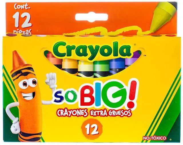 Alt view image 2 of 4 - Crayola So Big Extra Jumbo Crayons (12-Pack)